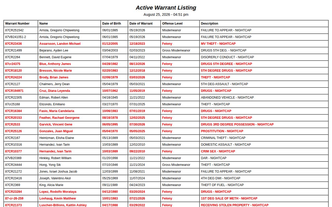 Yellow Medicine official warrant interface discussed for Big Stone County routing limits